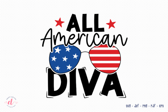 All American Diva SVG for Local Business Branding