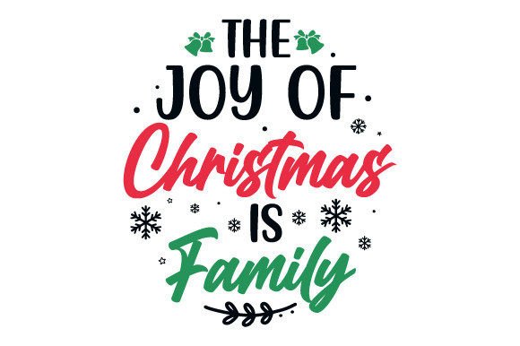 Christmas Typography SVG Craft Design for Graphics and Crafts