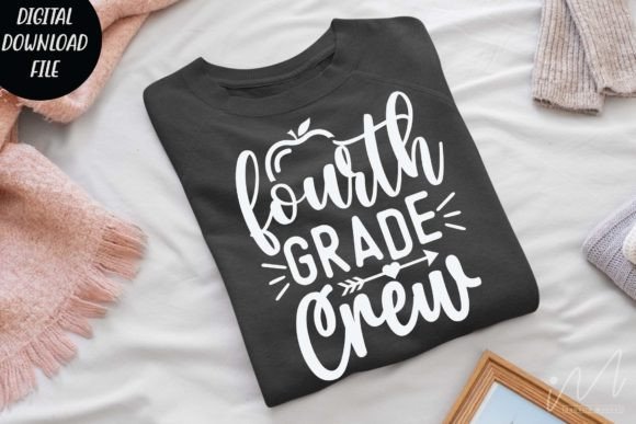 Fourth Grade Crew Svg for Local Business Branding