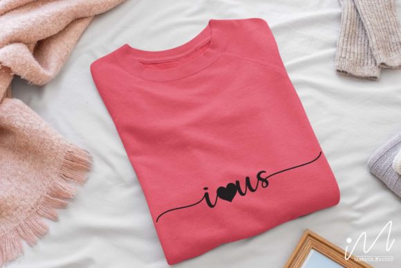 I Love Us Svg Graphic Design for Crafts
