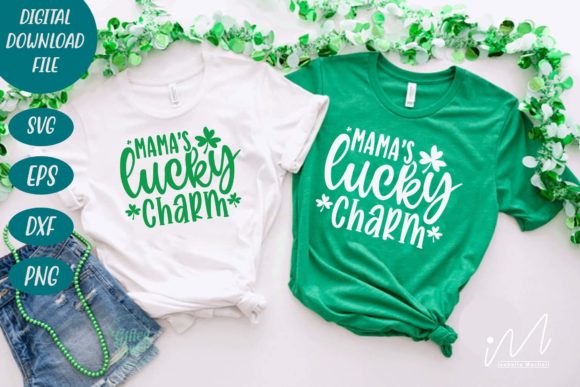 Mama s Lucky Charm Svg for Crafts and Graphics