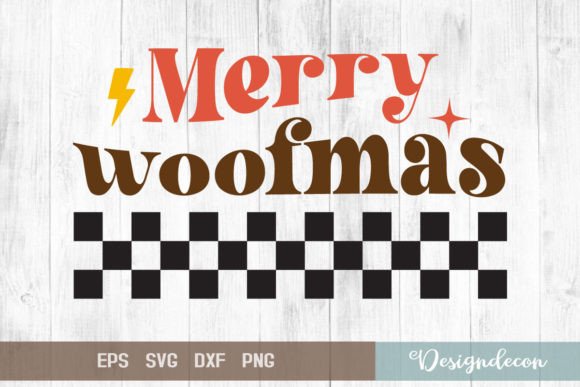 Merry Woofmas Funny Sublimation Graphics for Crafts