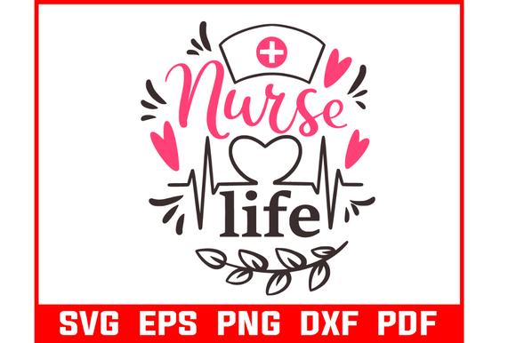 Nurse Life Svg Bundle for Crafts and Graphics
