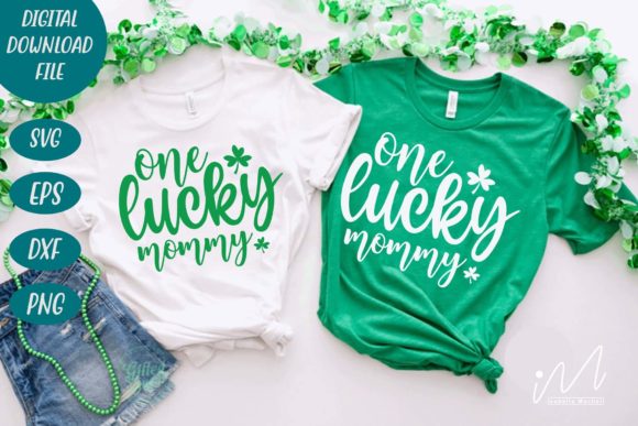 One Lucky Mommy Svg for Local Business Graphics