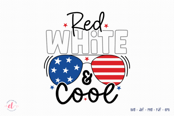 Red White Cool SVG for Crafts and Graphics
