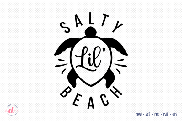Salty Lil Beach SVG – A Creative Graphics Asset for Crafts and Web Design