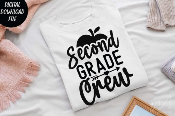 Second Grade Crew Svg for Halloween Embroidery