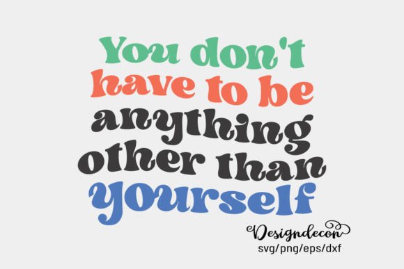 Self Confidence Self Love Retro SVG Png for Crafts and Graphics