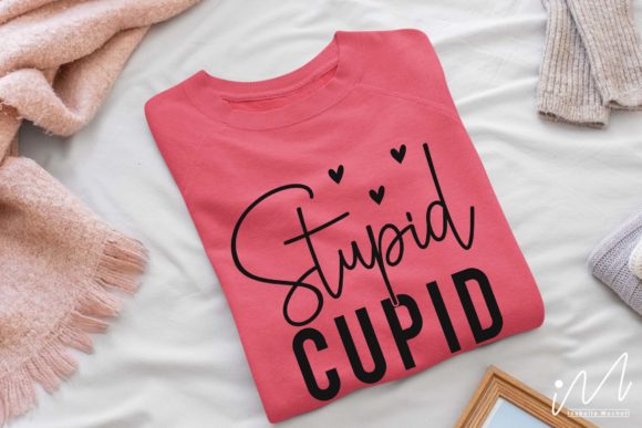 Stupid Cupid Valentine SVG for Crafts and Graphics