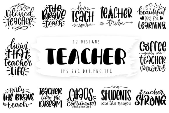 Teacher SVG Bundle for Crafts and Graphics